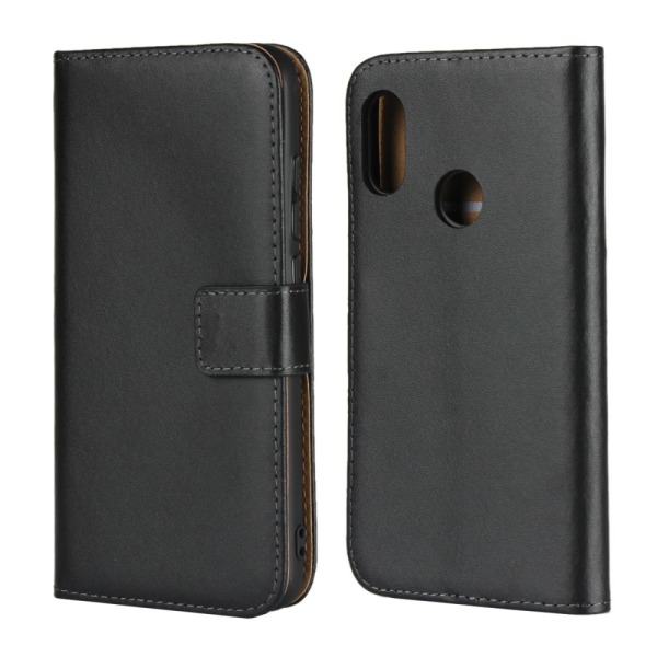 Jaettu nahkainen lompakkoteline matkapuhelinkotelo Xiaomi Mi A2 Black