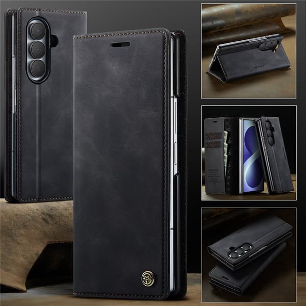 CASEME Telefonlommebokdeksel til Samsung Galaxy Z Fold8 Ultra Black