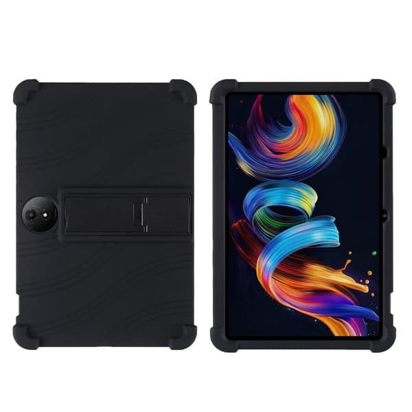 Til TCL NxtPaper 11 Plus Soft Silicone Beskyttende Tabletetui Cover - Sort Black