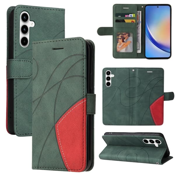 Til Samsung Galaxy A35 KT - serie - 1 dobbeltfarve Green