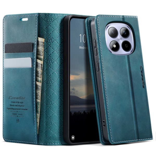 CASEME Plånboksfodral till Xiaomi Redmi Note 15 Pro 5G - Grön Grön