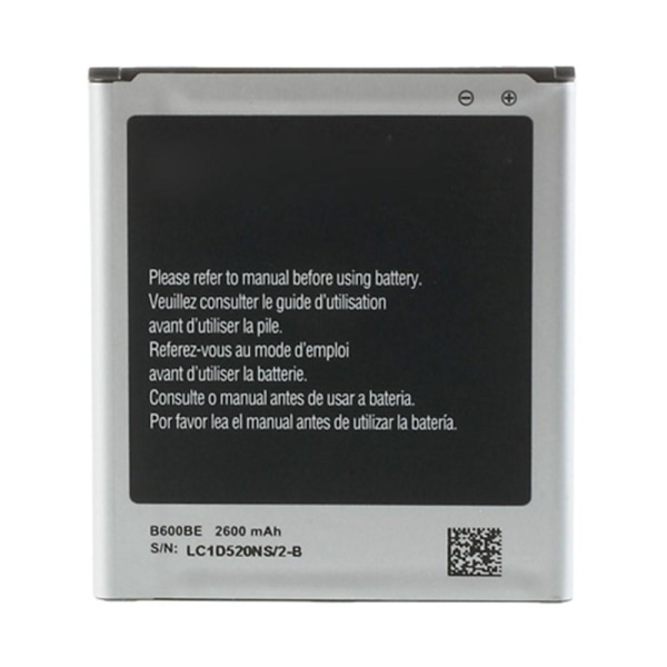 Samsung Galaxy S4 I9500 I9505 2600mAh 3,8V Li-ion batteri B600BE Black