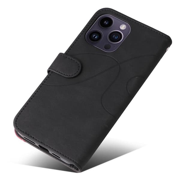 Til iPhone 15 Pro Max KT Series - 1 Dobbeltfarvet etui Black