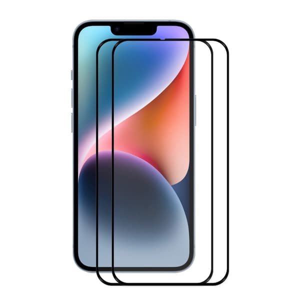 ENKAY 2stk herdet glass skjermbeskyttere til iPhone 17e / 16e Transparent