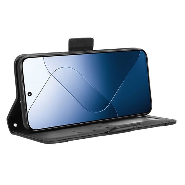 Pung etui Cover Cover til Xiaomi 14 Black