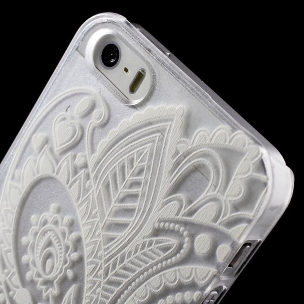 iPhone 5/5s cover Paisley mønster Transparent