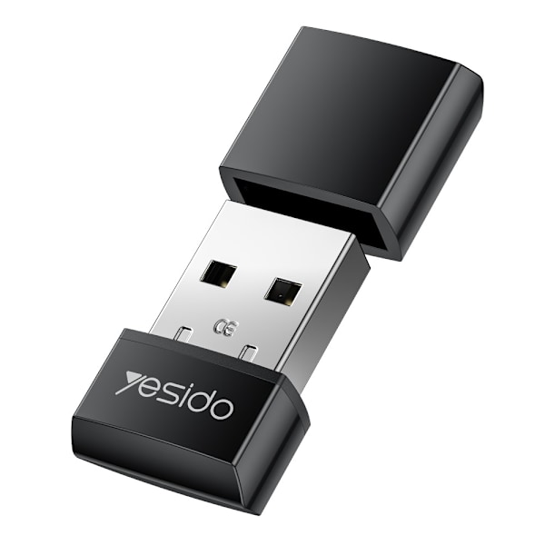 WiFi4-sovitin 150 Mbps:n nopea USB-langaton sovitin sisäänrakennetulla antennilla Black