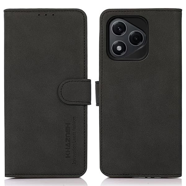 KHAZNEH Honor 400 Lite 5G Case lompakkokotelolle Shell Phone Case Black