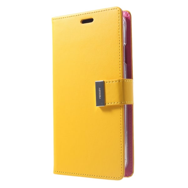 MERCURY GOOSPERY Rich Diary case iPhone XS Max - keltainen