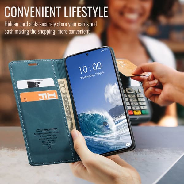 CASEME Plånboksfodral Xiaomi 15T - Blå Blå