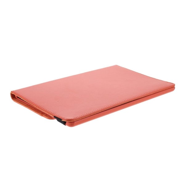 Litchi Taske Roterende Stativ Samsung Galaxy Tab A7 10.4 (2020) Orange