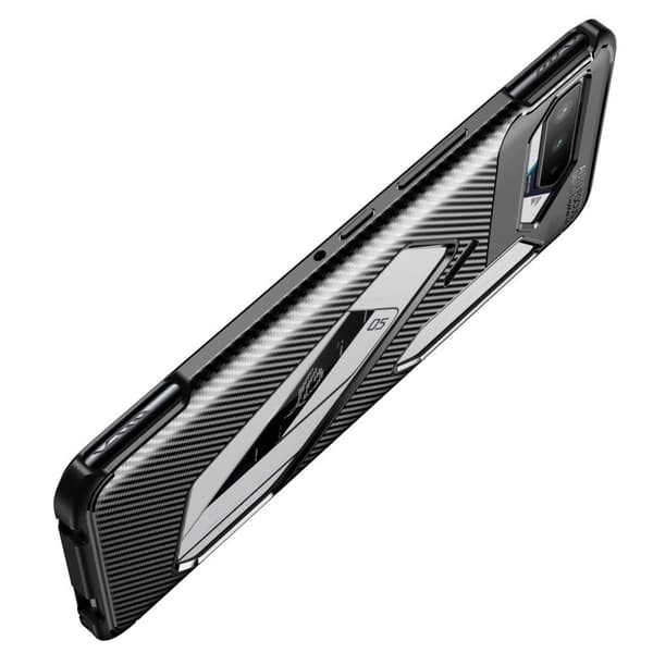 Asus ROG Phone 5 hiilikuiturakenne - musta Transparent