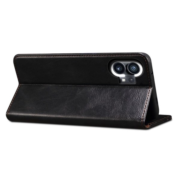 Crazy Horse Texture Wallet Stand Case til Realme GT Neo2 Black