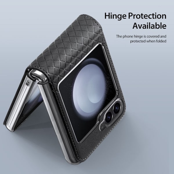DUX DUCIS Bril Series til Samsung Galaxy Z Flip6 5G Cover - Sort Black