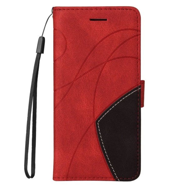 Til Samsung Galaxy A34 5G KT Series-1 Pung Telefontaske - Rød/Sort Red