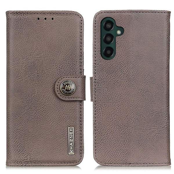 KHAZNEH Vintage lompakkokotelo Samsung Galaxy A25 Khaki