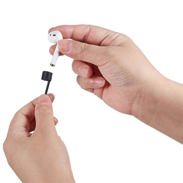 70 cm Silikon Halsbånd for Apple AirPods Black