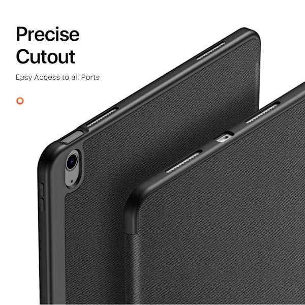 DUX DUCIS Domo iPad Air 13 (2024) Trefoldet stativ - Sort Black