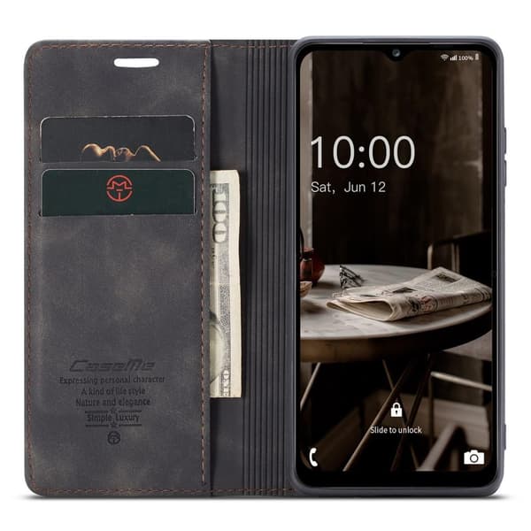 CASEME Plånboksfodral Samsung Galaxy A14 - Svart Svart