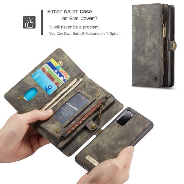 Samsung Galaxy S20 FE CASEME Irrotettava 2 - in - 1 - kotelo Grey