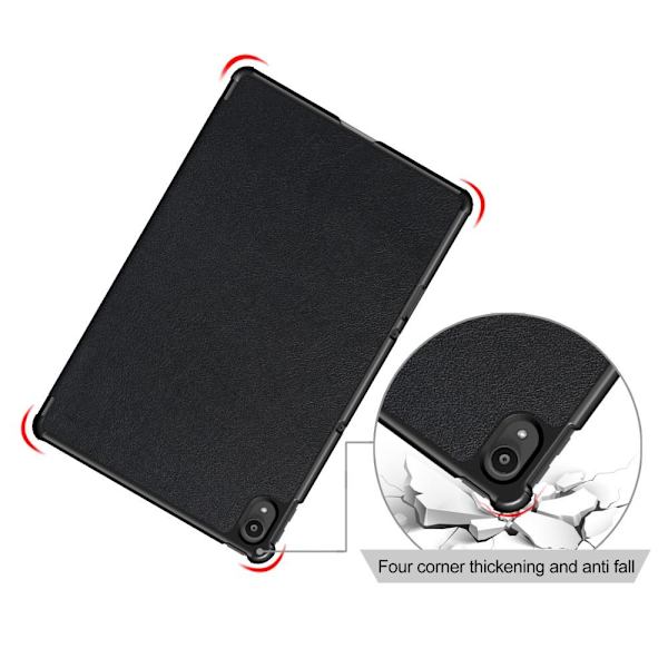 Tri-fold Fodral till Lenovo Tab P11 TB-J606F / P11 Plus - Svart Svart