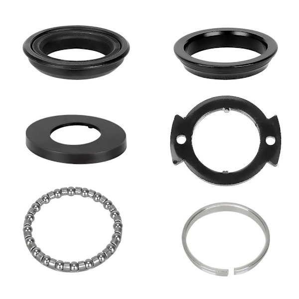 Styringslagersett for Xiaomi 4 Pro Scooter, 6 deler Black