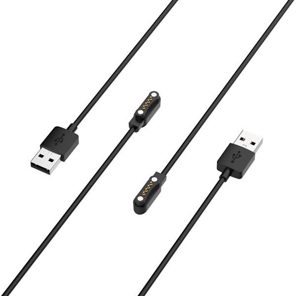 TicWatch GTH 2 Smart Watch 1m USB-latauskaapelille Black
