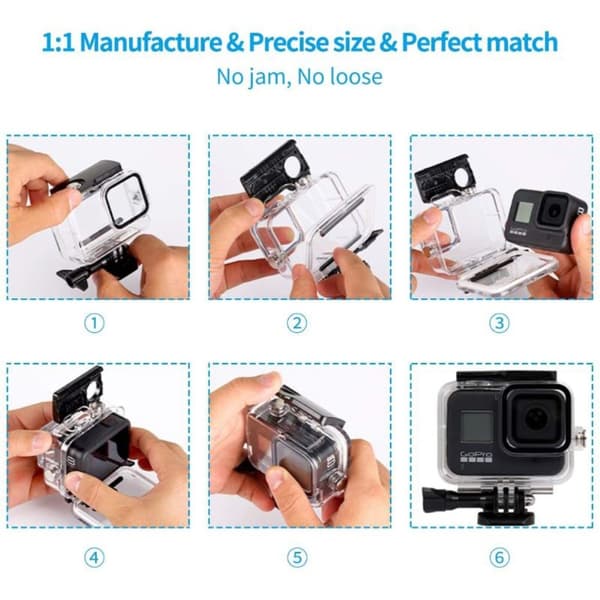 Tilbehør til GoPro Hero 12 11 10 9 Massevis av bra ting Black