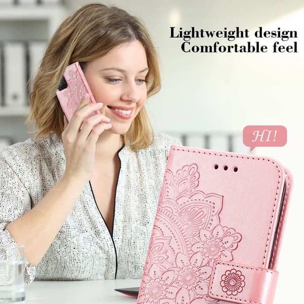 Til Xiaomi 17T Lommebokdeksel Mandala Pink