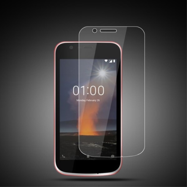 MOCOLO Nokia 1 Härdat Glas Heltäckande Transparent