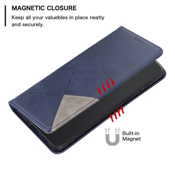 BINFEN COLOR Til Samsung Galaxy A56 Stødsikkert Pungcover Blue