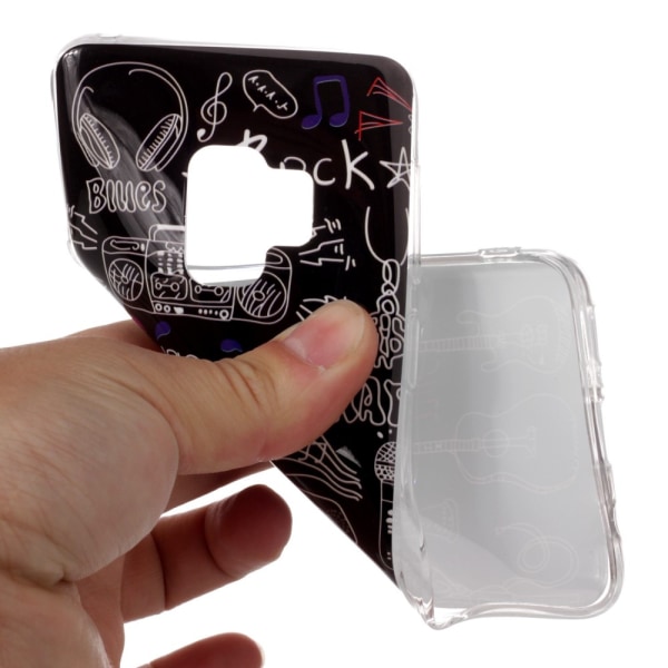 IMD Patterned TPU Mobile Cover Samsung Galaxy S9 SM-G960 - Musical Instruments