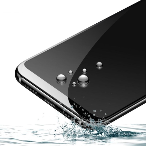 iPhone 14 Plus IMAK Pro+ Heltäckande Härdat Glas Svart Ram Transparent