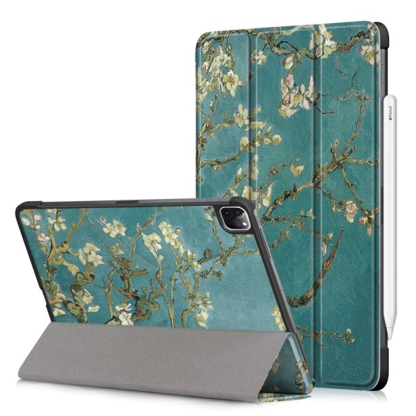 Kolminkertainen case iPad Pro 11:lle (2020) / (2018) - Peach Blossom Green