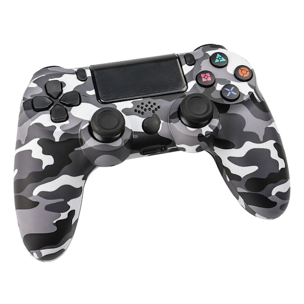 Trådløs spilcontroller til Sony PS4 Bluetooth Gamepad med vibration - Camouflage Grey