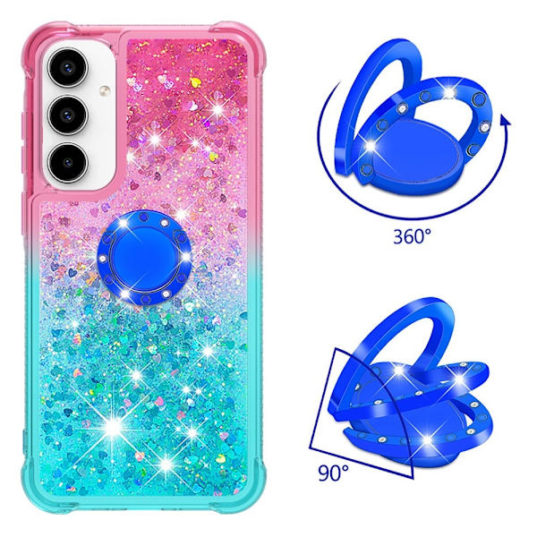 YB Quicksand -sarja-8 Samsung Galaxy A35 5G -jalusta Kuoret Gradientti TPU -päällinen Multicolor