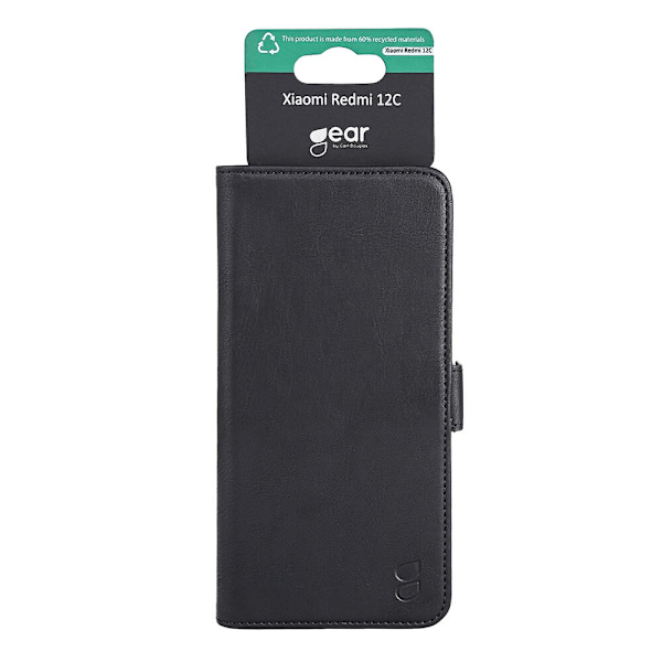 GEAR Wallet kotelo, musta Xiaomi Redmi 12C Black