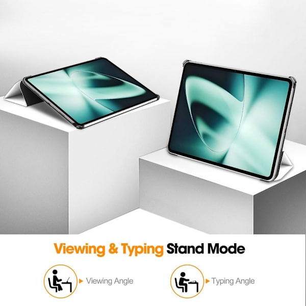 Til OnePlus Pad Trifold Stand Tabletcover - etui - Kat Multicolor