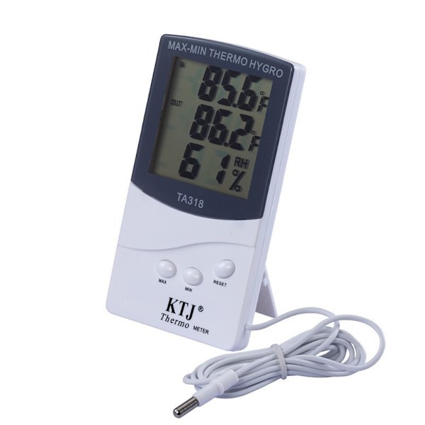 Inomhus & utomhus Termometer Hygrometer TA318