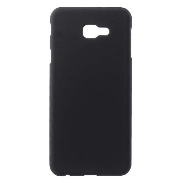 Gummibelagt hård plastcover til Samsung Galaxy J4 Plus - Sort Black