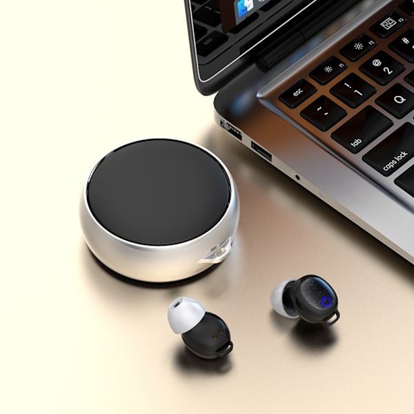 Trådløse hovedtelefoner Bluetooth IPX7 støjreducerende in-ear til søvn - Sort Black