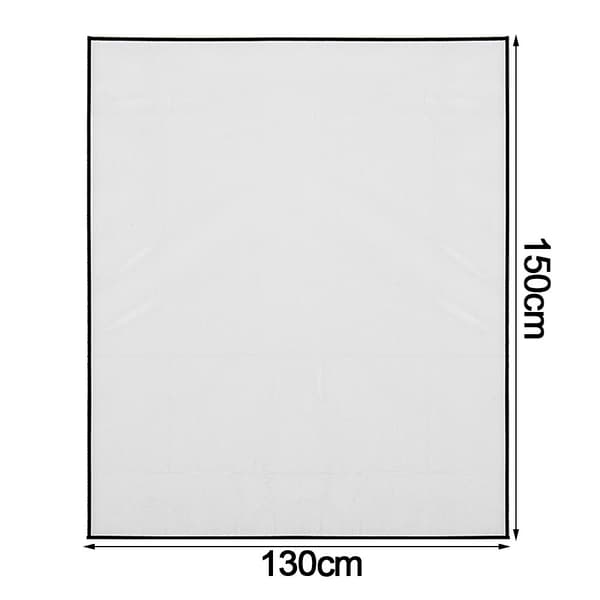 Fönster myggnät Balkong Osynligt nät 150*130cm Vit