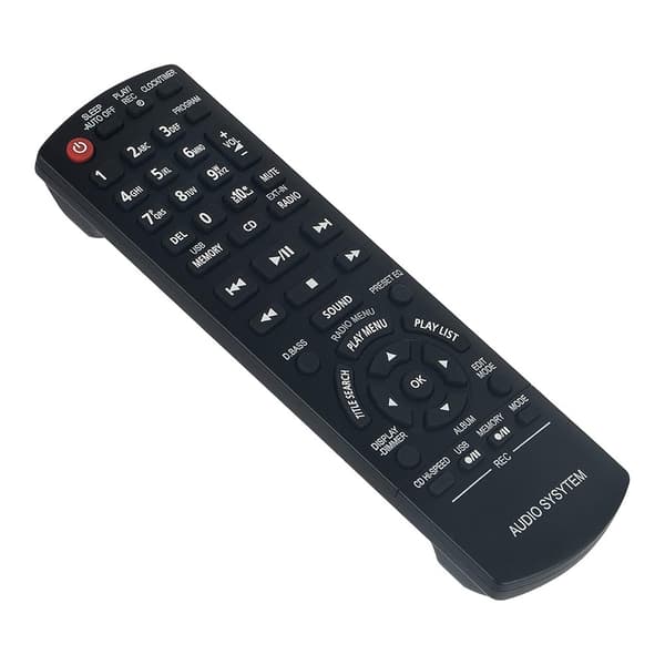 Fjärrkontroll Ersättning för N2QAYB000637 För Panasonic Audio Player Svart