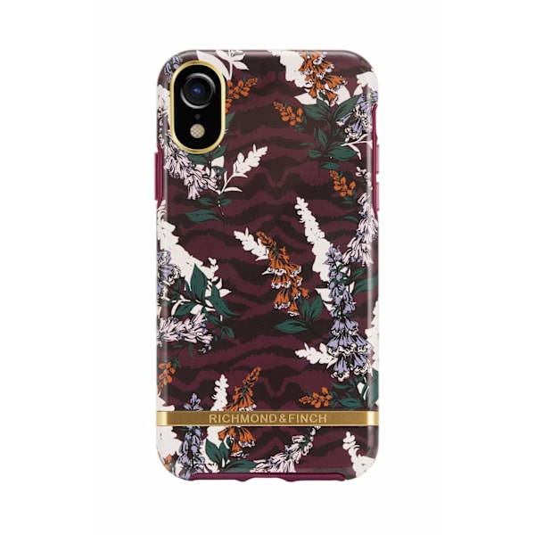 Richmond & Finch skal till IPhone XR - Floral Zebra Röd