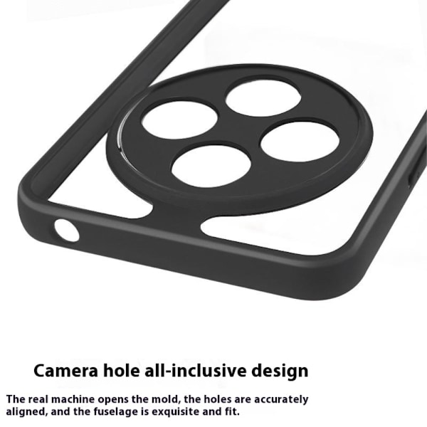 For Xiaomi Redmi 14C 4G Case Shockproof PC+TPU Clear Back Phone Cover Transparent