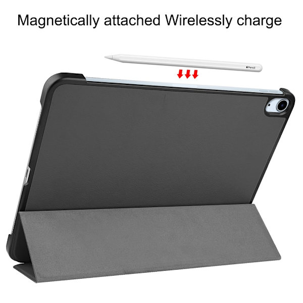 Etui for iPad Air 13 (2024) - Tri-fold Stativ Tablettdeksel - Grå Grey