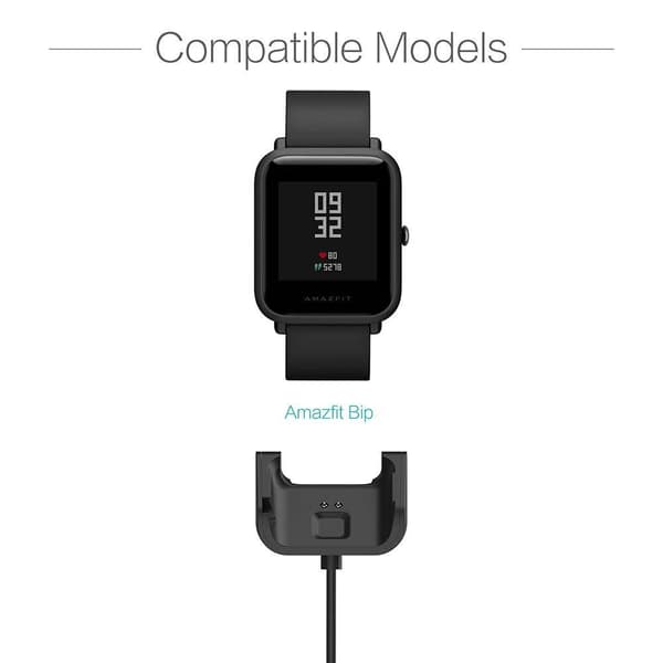 Amazfit Bip Lite A1915/Bip A1608 USB - ladekabel/Dock 1m Black