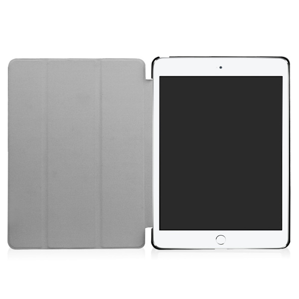 iPad 9.7" (2017) Slim fit tri-fold fodral - Do Not Touch My Pad Svart