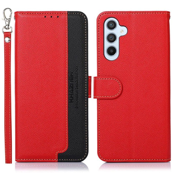 KHAZNEH Samsung Galaxy A54 Plånboksfodral - Röd/Svart Röd