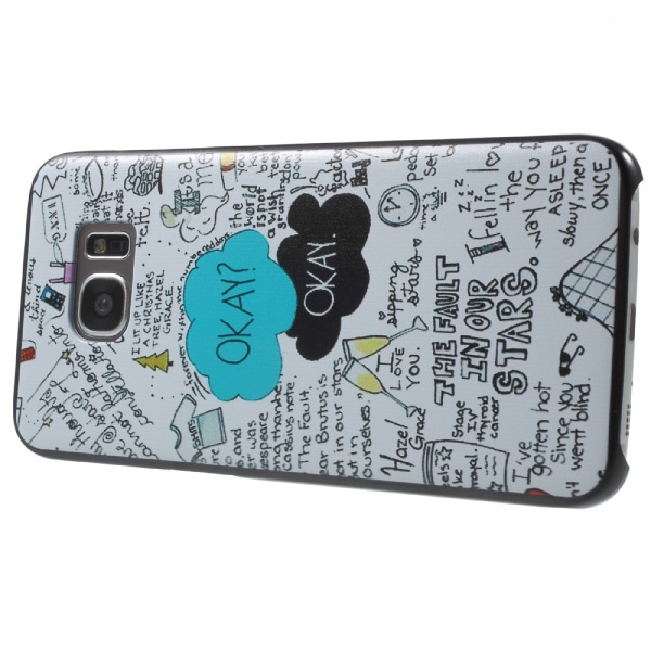 Samsung Galaxy S7 Edge Frosted Skal Cartoon Graffiti Pattern